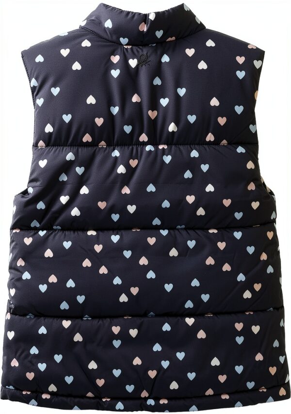 Gilet imbottito Benetton bambini poliestere blu verde-1