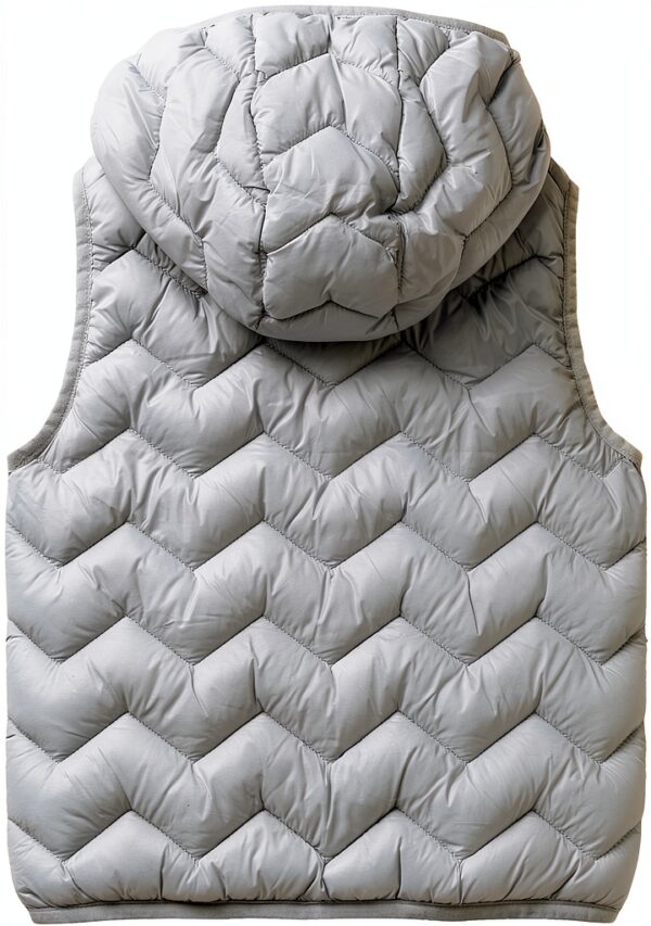 Gilet Benetton bambine microiniezione cappuccio blu verde-1