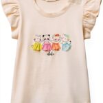 Tshirt Benetton bimba cotone verde bianco taglie neonato-0