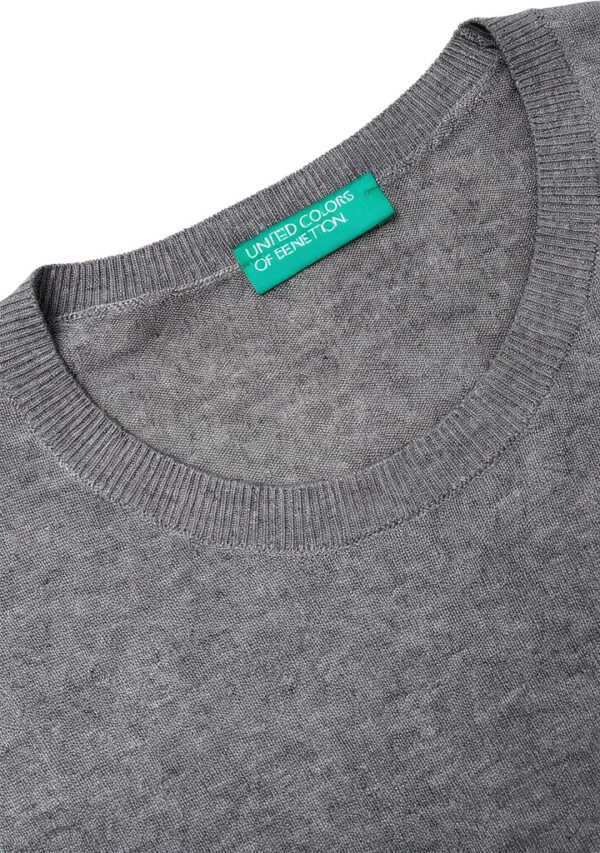 Maglia Benetton Donna Viscosa Seta Girocollo Regular Fit-4