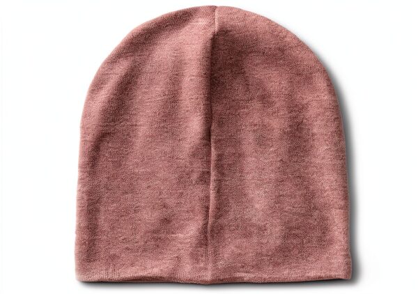 Cappellino beanie Benetton melange logo gommato bambine-1
