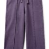 Pantaloni bambina Benetton pantafelpa cotone cropped palazzo-0