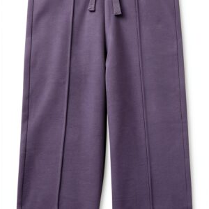 Pantaloni bambina Benetton pantafelpa cotone cropped palazzo-0