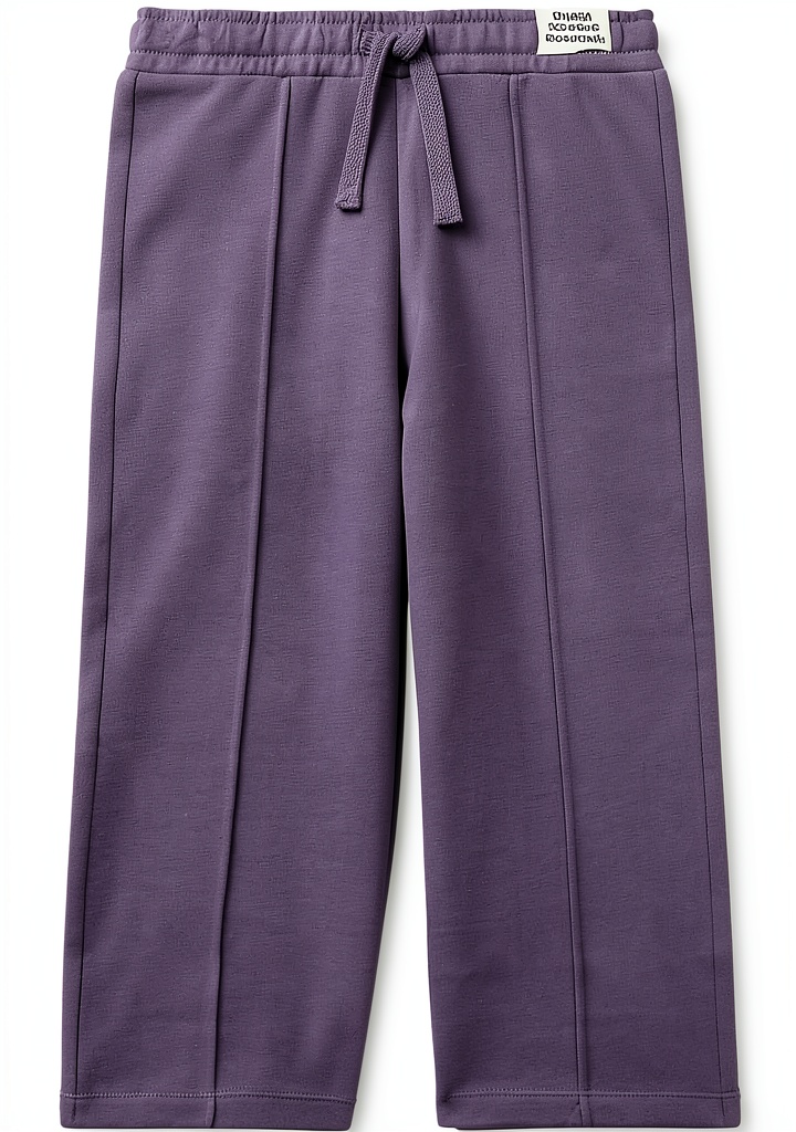 Pantaloni pantafelpa Benetton per bambine in colore rosa e viola