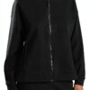 Felpa Donna Benetton 100% Cotone Confort Fit Logo-0