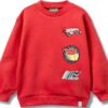 Felpa Benetton bambini cotone girocollo stampa multicolore-0