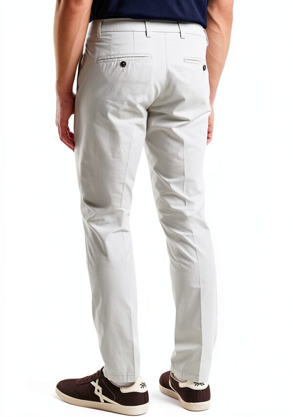 Pantaloni Chino Benetton Uomo Cotone Design Moderno-1