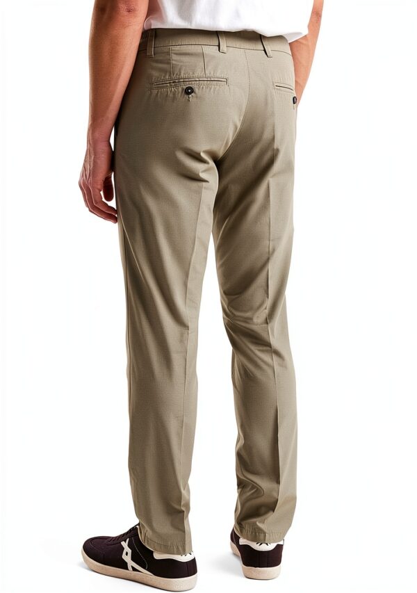 Pantaloni Chino Uomo Benetton Cotone Design Moderno-1