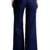 Pantaloni donna denim stretch Benetton wide leg-1