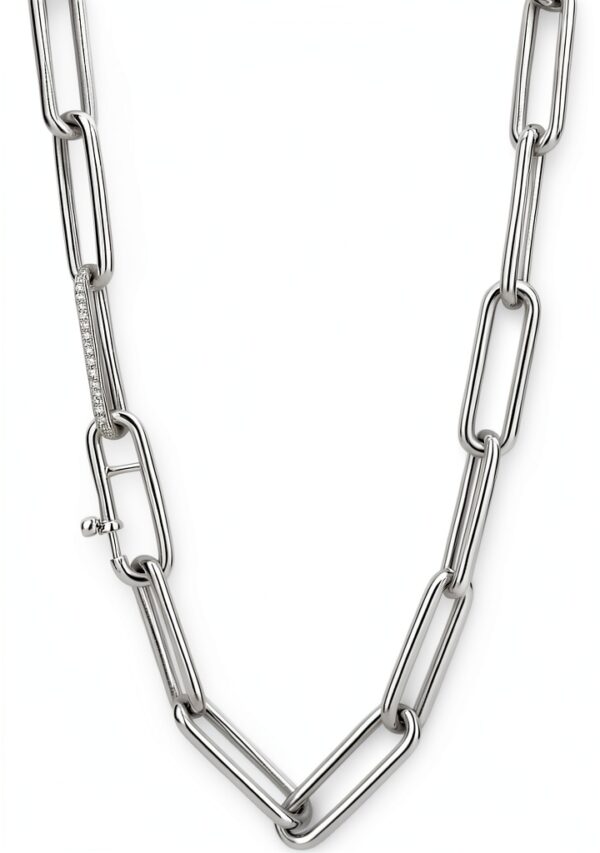 Collana in argento 925 TISENTO 45 cm per adulti-0