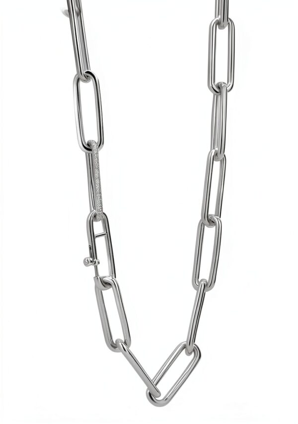 Collana in argento 925 TISENTO 45 cm per adulti-3