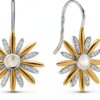 Orecchini TISENTO Unisex modello 7861ZY in argento 925 placcata oro-1