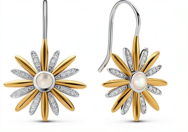 Orecchini TISENTO Unisex modello 7861ZY in argento 925 placcata oro-1