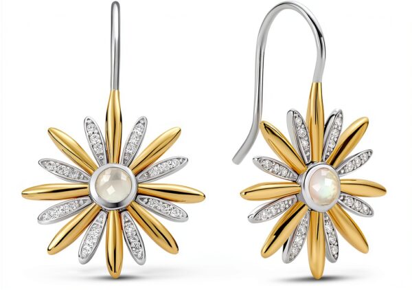 Orecchini TISENTO Unisex modello 7861ZY in argento 925 placcata oro-0