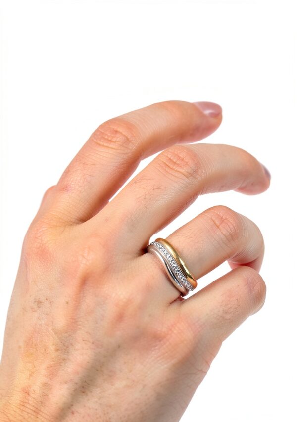 Anello TISENTO Unisex modello 12261ZY54 taglia 14 in acciaio inox-1