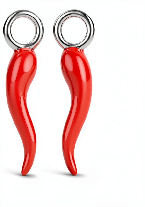 Orecchini a cerchio Ti Sento in argento 925 con pietra multicolore-1