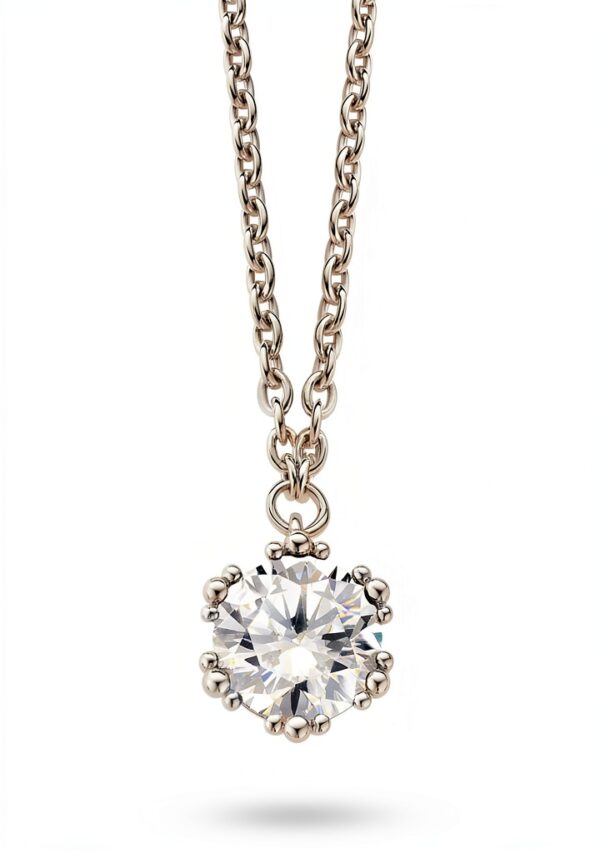 Collana Ti Sento Donna 3801ZI-42 in Acciaio Inox Elegante-0