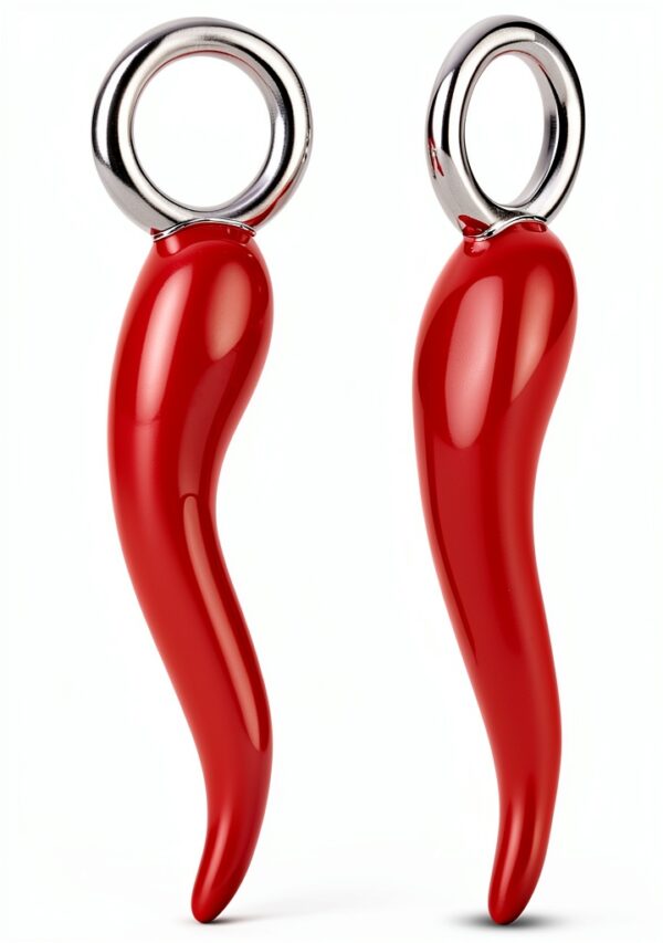 Orecchini a cerchio Ti Sento in argento 925 con pietra multicolore-2