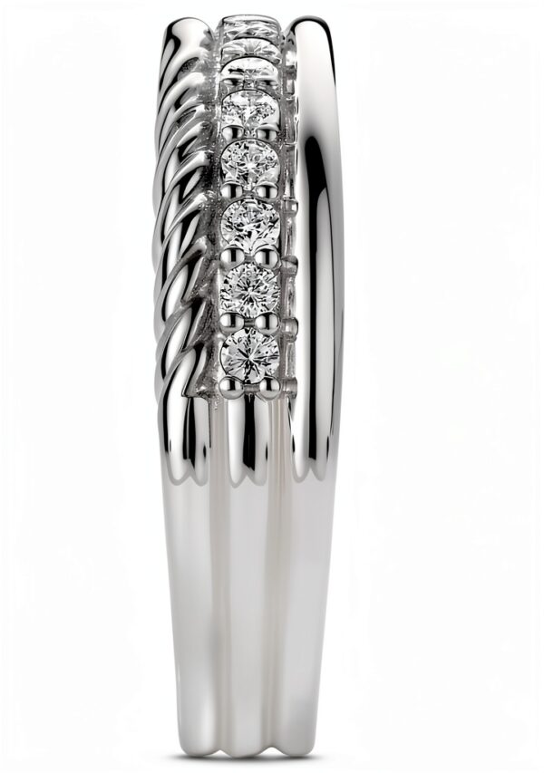 Anello TI SENTO MILANO Argento 925 con Zirconi, misura 18, 12282ZI/58-1