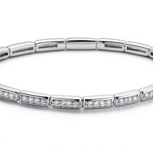 Ti Sento Milano Bracciale Rigido Donna Argento 925 Gioiello Misura M Classico cod. 23001ZI-0