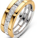 Anello Fascia Donna TI SENTO MILANO Argento 925 con Zirconi, misura 15-0