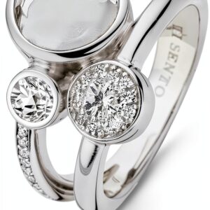 TI SENTO Milano Anello in Argento Sterling 925 City Chic 12138ZI54-0