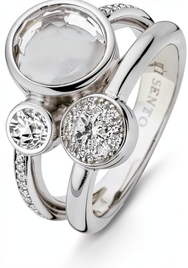 TI SENTO Milano Anello in Argento Sterling 925 City Chic 12138ZI54-0