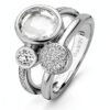 TI SENTO Milano Anello in Argento Sterling 925 City Chic 12138ZI54-4