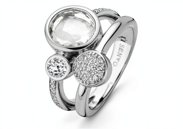 TI SENTO Milano Anello in Argento Sterling 925 City Chic 12138ZI54-4