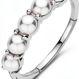Anello in donna TI SENTO MILANO Argento 925- Perle misura 12 trendy cod. 12322PW/52-0