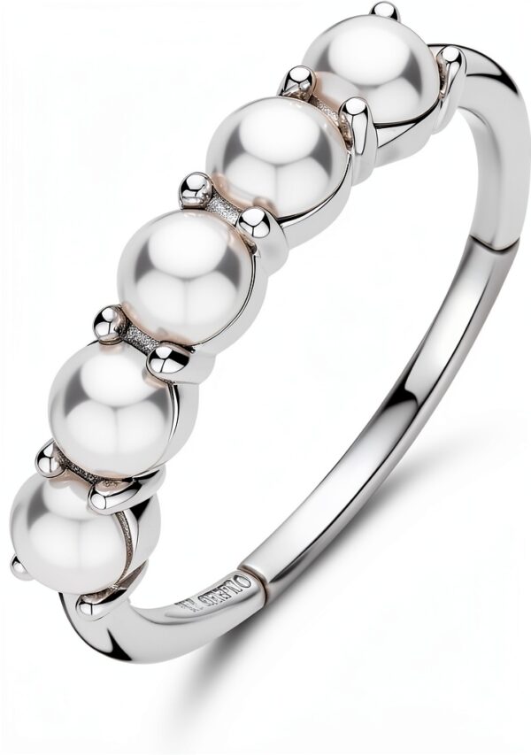 Anello in donna TI SENTO MILANO Argento 925- Perle misura 12 trendy cod. 12322PW/52-0