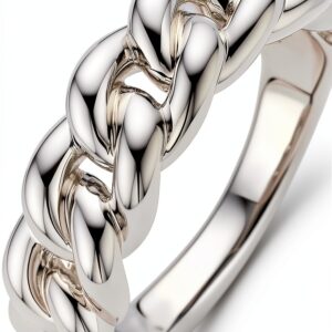 Ti Sento Milano Anello da Donna Gioiello Realizzato in Argento Sterling rodiato. Anello di Misura 14 Trendy cod. 12209SI-0