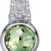 Collana Ti Sento Milano 925 Argento Rodio Verde con Cristallo Zirconia-1