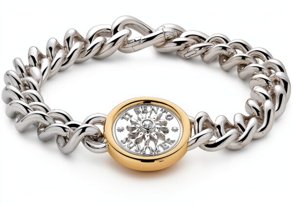 Braccialetto Ti Sento Milano in argento 925 oro con zircone 23038ZY-0