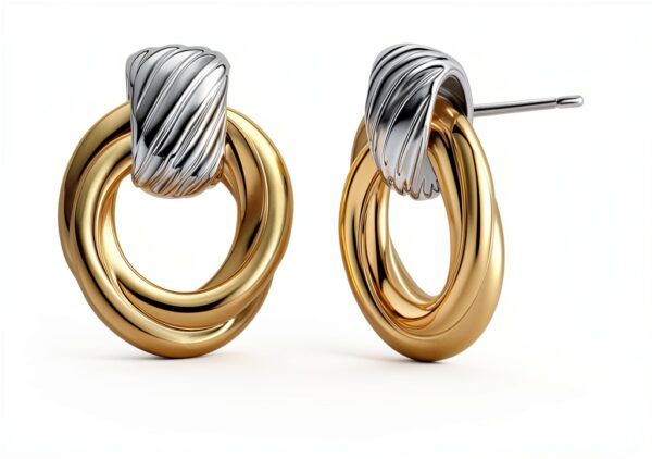 Ti Sento Milano Orecchini Donna in Argento con Placcatura Oro-1