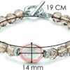 Ti Sento Milano - Bracciale in argento sterling placcato al rodio, lunghezza 19 cm, 2864 TB-3