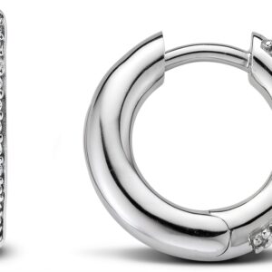 Ti Sento Milano-Orecchini in argento Sterling placcato al rodio, con Zirconia cubica, 7248ZI-0