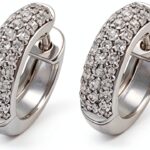 Ti Sento Milano-Orecchini in argento Sterling placcato al rodio, con Zirconia cubica, 7557ZI-0