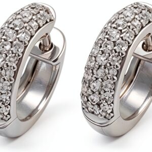 Ti Sento Milano-Orecchini in argento Sterling placcato al rodio, con Zirconia cubica, 7557ZI-0