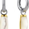 Ti Sento - Orecchini da donna in argento 925 con madreperla bianca,-0