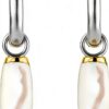 Ti Sento - Orecchini da donna in argento 925 con madreperla bianca,-1