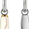 Ti Sento - Orecchini da donna in argento 925 con madreperla bianca,-2