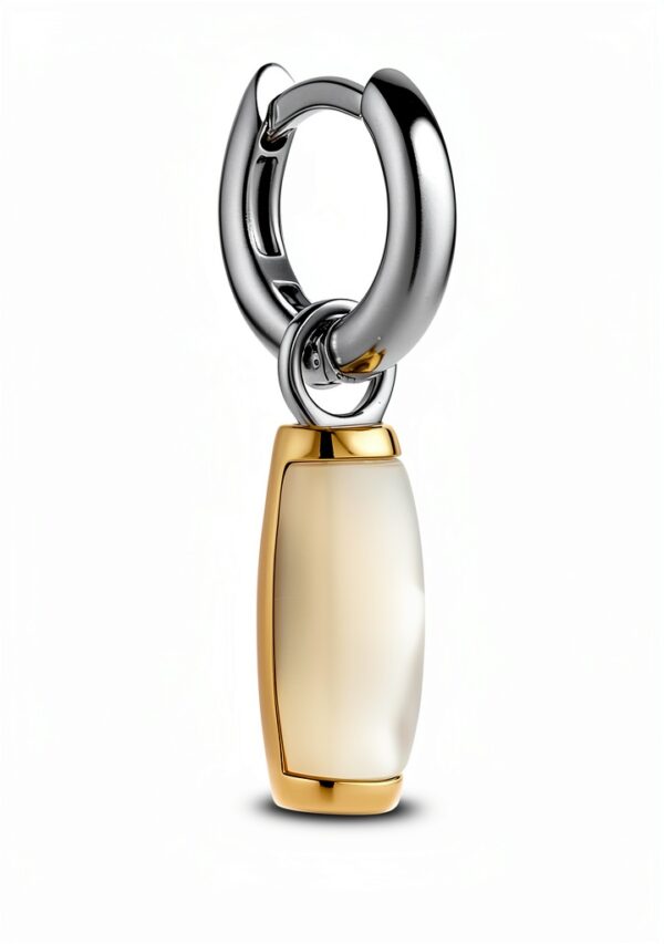Ti Sento - Orecchini da donna in argento 925 con madreperla bianca,-4